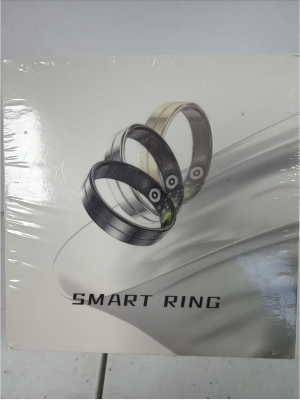 Smart Fitness Ring HR SpO2 Sleep Steps IP68 iOS Android No App Fee Silver 9